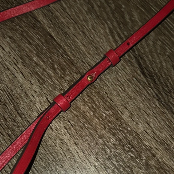 Tory Burch Miller Vibrant Red Crossbody Bag - Picture 4 of 7